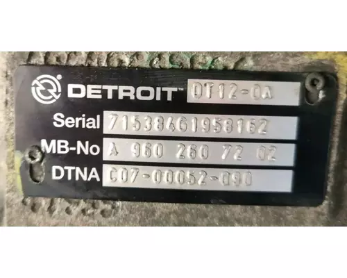 Detroit DT12-OA Transmission Assembly