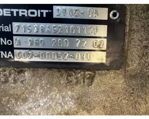 Detroit DT12-OA Transmission Assembly