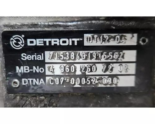Detroit DT12-OA Transmission Assembly