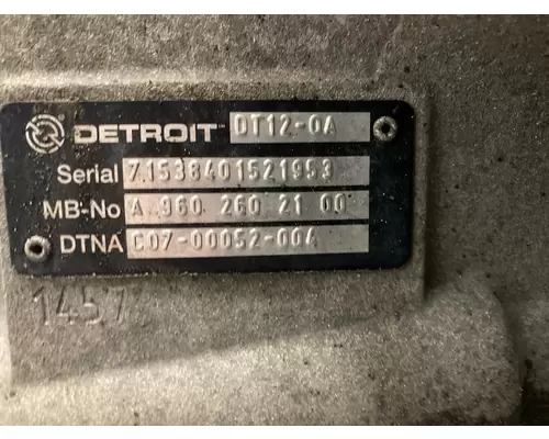 Detroit DT12-OA Transmission