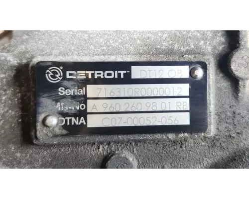 Detroit DT12-OB Transmission Assembly