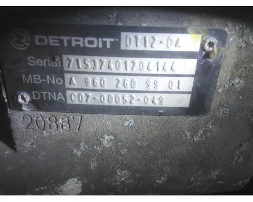 Transmission Assembly DETROIT DT12-DA (1ST GEN DIRECT) LKQ Heavy Truck - Goodys