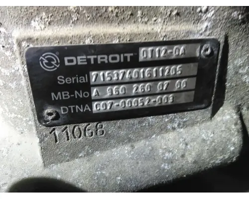 Transmission Assembly DETROIT DT12-DA (1ST GEN DIRECT) LKQ Heavy Truck - Goodys