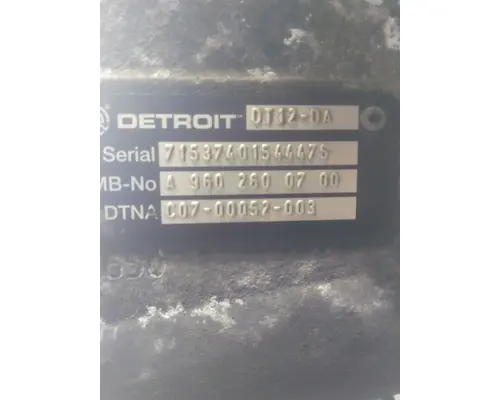 Transmission Assembly DETROIT DT12-DA (1ST GEN DIRECT) LKQ Heavy Truck - Goodys