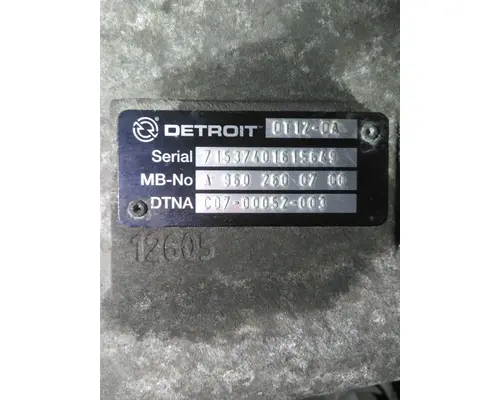 Transmission Assembly DETROIT DT12-DA (1ST GEN DIRECT) LKQ Heavy Truck - Goodys