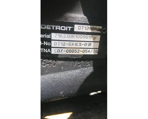 Transmission Assembly DETROIT DT12-DA (1ST GEN DIRECT) LKQ Plunks Truck Parts And Equipment - Jackson