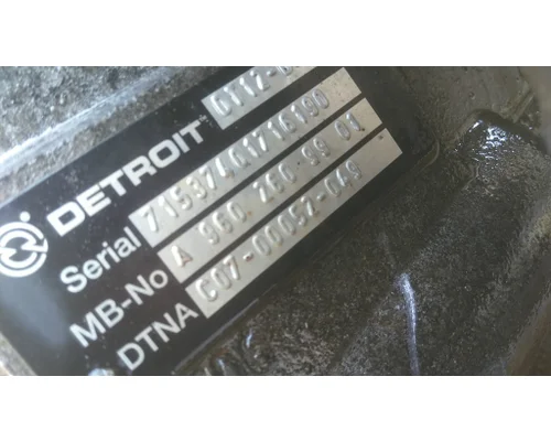 Transmission Assembly DETROIT DT12-DA (1ST GEN DIRECT) LKQ Plunks Truck Parts And Equipment - Jackson
