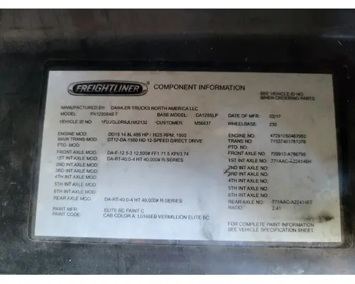 Transmission Assembly DETROIT DT12-DA (2ND GEN DIRECT) LKQ Thompson Motors - Wykoff