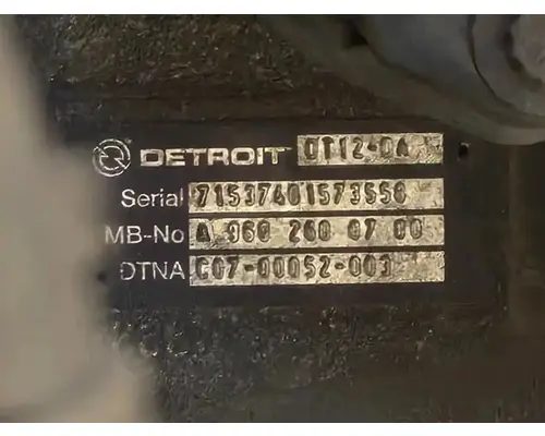 Transmission Assembly DETROIT DT12-DA Geco - Dinuba