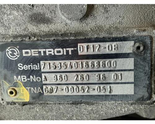 Transmission Assembly DETROIT DT12-DB GECO - Fresno