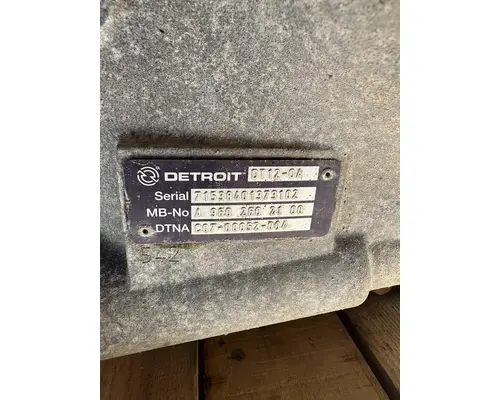 Transmission Assembly DETROIT DT12-OA Crj Heavy Trucks And Parts