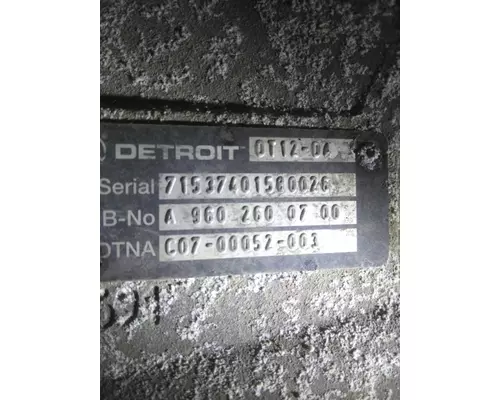 Transmission Assembly DETROIT DT12-DA (1ST GEN DIRECT) LKQ Heavy Truck - Goodys