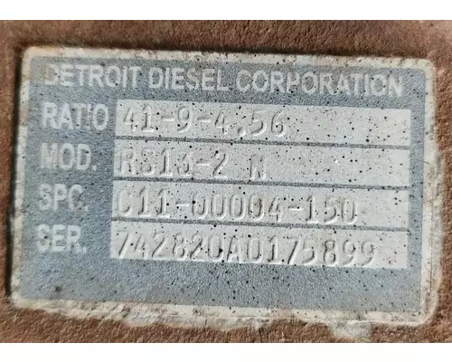 Detroit Other Axle Assembly, Rear