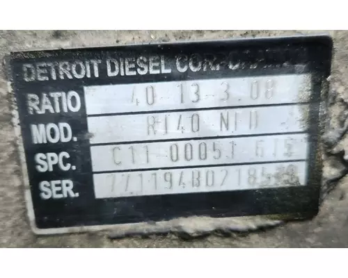 Detroit Other Axle Assembly Housing