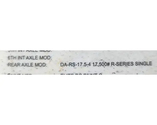 Detroit Other Axle Housing (Rear)