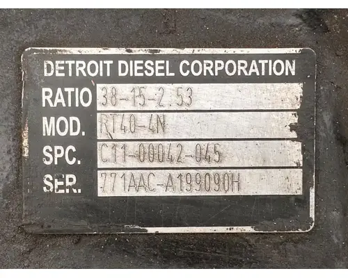 Differential Assembly (Front, Rear) Detroit Other Complete Recycling Group LLC