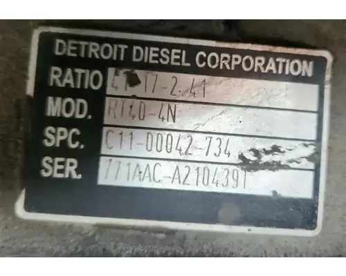 Detroit RT40-4N Axle Assembly, Rear
