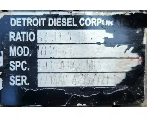 Detroit RT40-4N Axle Assembly, Rear