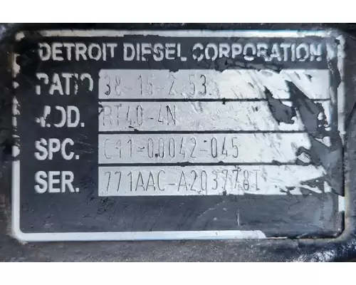 Detroit RT40-4N Axle Assembly, Rear