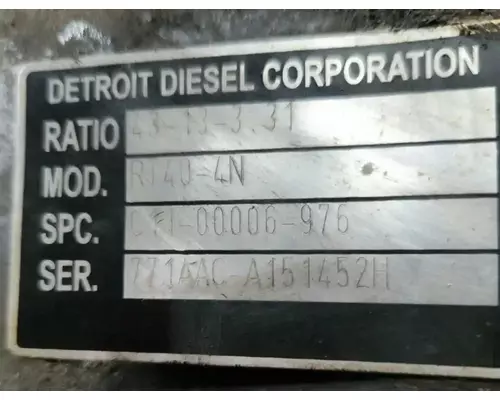 Detroit RT40-4N Axle Assembly Housing
