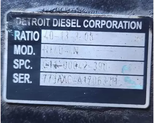 Detroit RT40-4N Axle Assembly Housing