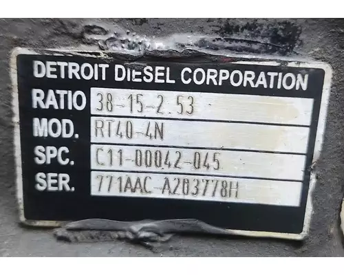 Detroit RT40-4N Axle Housing (Rear)
