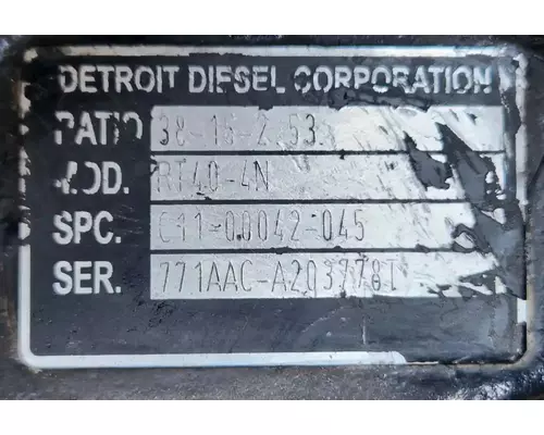 Detroit RT40-4N Axle Housing (Rear)
