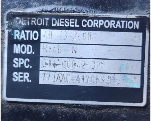 Detroit RT40-4N Rears (Front)