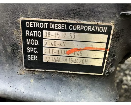 Detroit RT40-NFD Axle Housing (Rear)