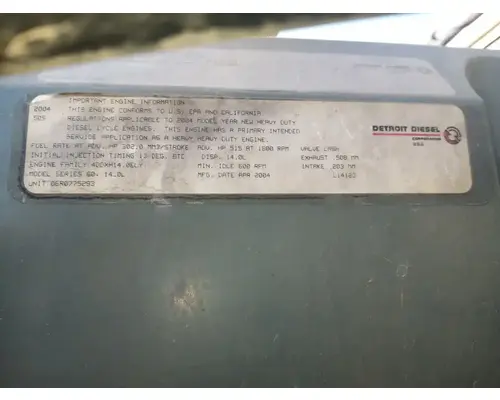 Detroit SERIES 60 Engine Assembly