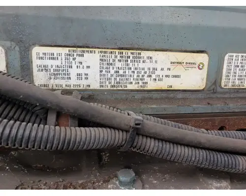 Detroit Series 60 11.1L DDEC III Engine Assembly