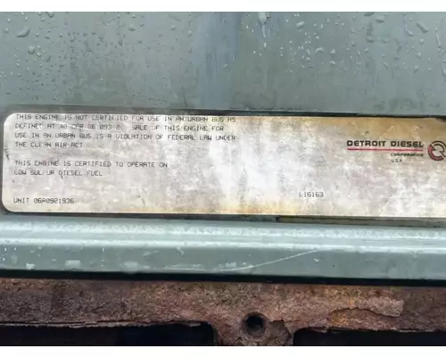Detroit Series 60 Engine Assembly