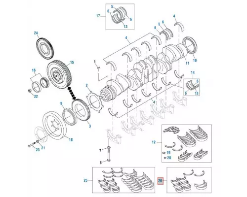 Detroit Series 60 Engine Parts, Misc.