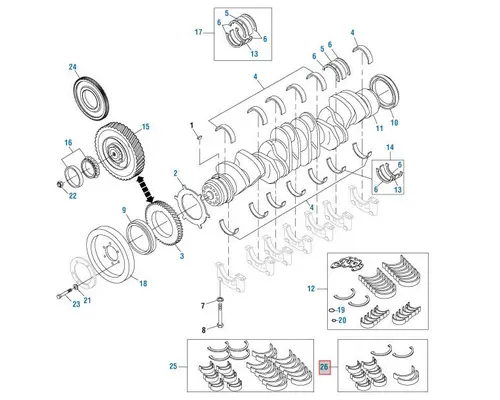 Engine Parts, Misc. Detroit SERIES 60 HOLST TRUCK PARTS