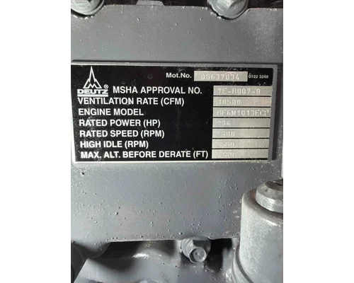 Deutz BF6M1013ECP Engine Assembly