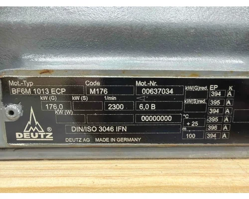 Deutz BF6M1013ECP Engine Assembly