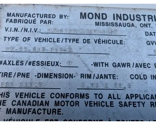 Di-Mond Dry van 53 Complete Vehicle