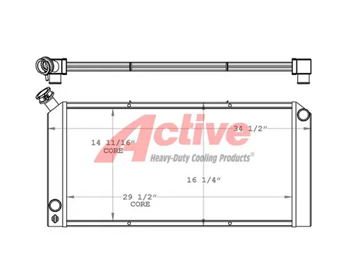 Radiator Doosan 185CFM Compressor Active Radiator