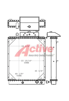 E-One Fire Truck Radiator