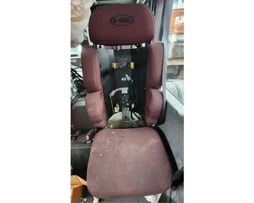 E-One Fire Truck Seat, Front