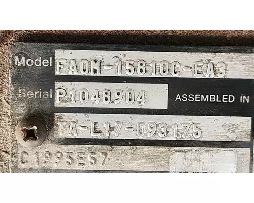 EATON/FULLER FAOM-15810C-EA3 Transmission