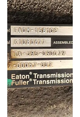 EATON/FULLER FAOM-15810C Transmission