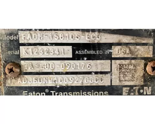 EATON/FULLER FAOM-15810S-EC3 Transmission