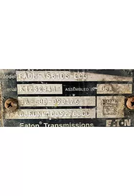 EATON/FULLER FAOM-15810S-EC3 Transmission