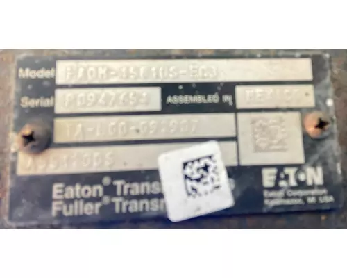 EATON/FULLER FAOM-15810S-EP3 Transmission