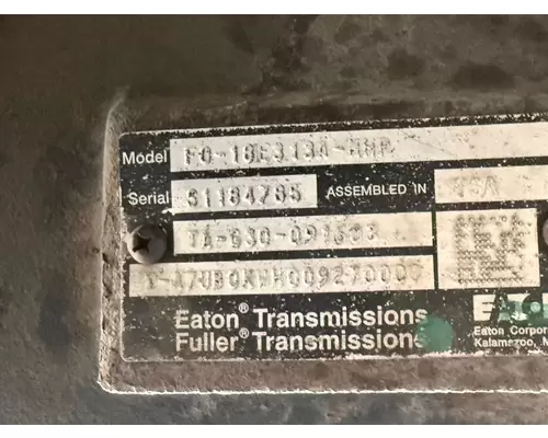 EATON/FULLER FO-18E313A-MHP Transmission