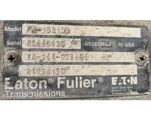 EATON/FULLER FR15210B Transmission