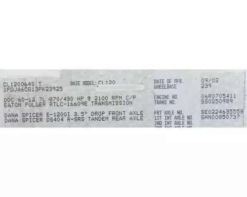 EATON/FULLER RTLC16609E Transmission