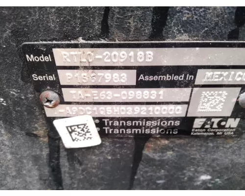 EATON/FULLER RTLO20918B Transmission Assembly