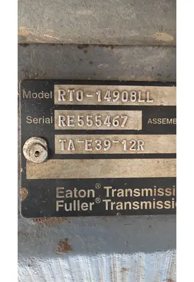 EATON/FULLER RTO14908LL Transmission